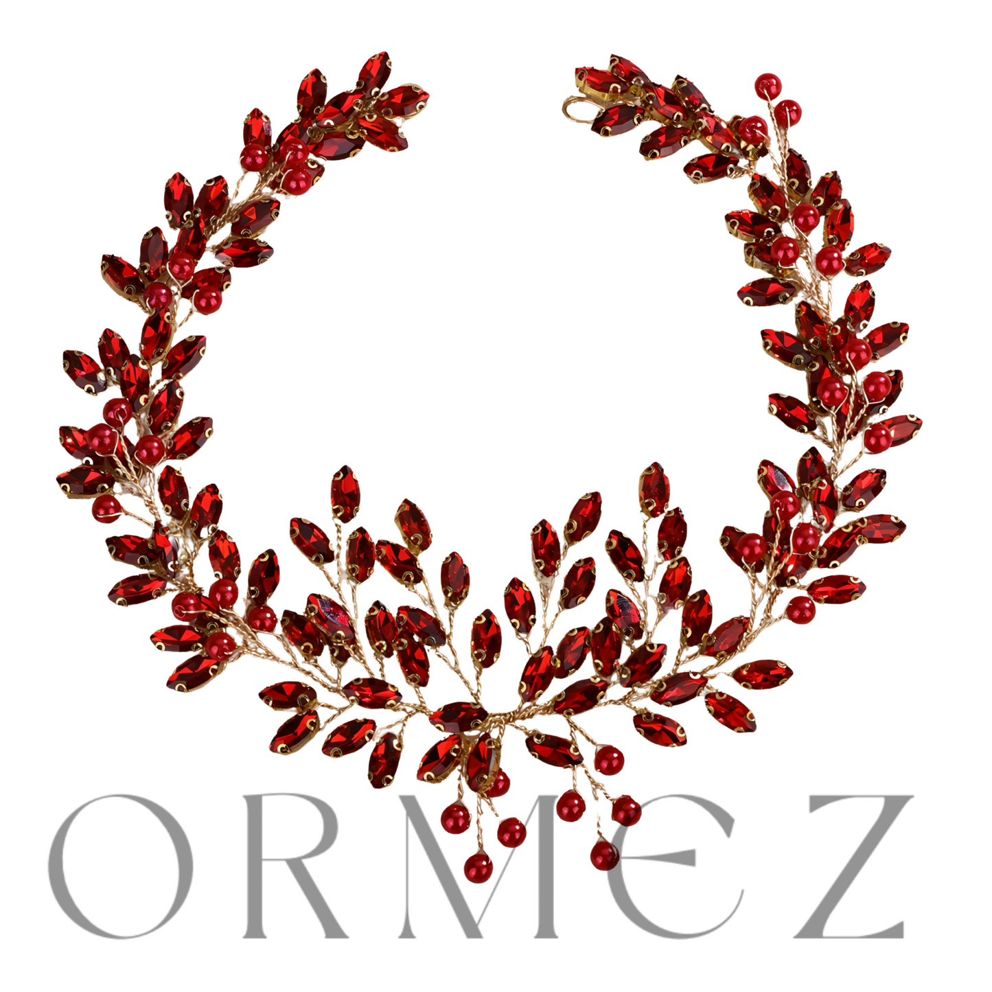 Alexis blauw haarsieraad handgemaakt