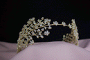 Amelie tiara bridal hair jewelry hair accessories