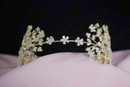 Amelie tiara bridal hair jewelry hair accessories