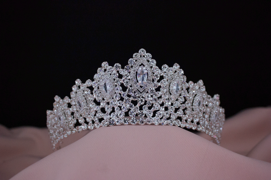 Ariana tiara bruids kroon haaraccessoires