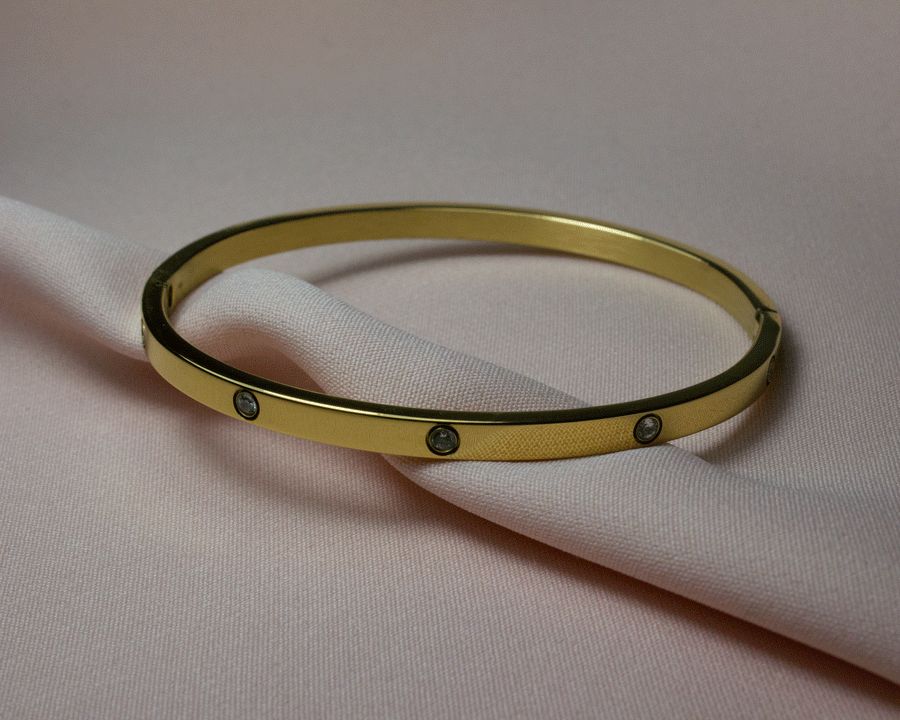 Bracelet gold diamond