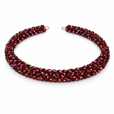 Bordeaux pearl headband