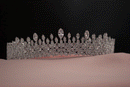Bridget tiara bridal crown hair accessories