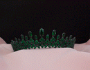 Farzya groen tiara bruids kroon haar accessoires