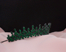 Farzya groen tiara bruids kroon haar accessoires