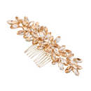 Green bridal hair comb