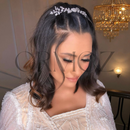 Daisy silver hair comb bridal accessories
