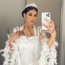Ariana tiara bruids kroon haaraccessoires
