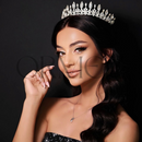 Dahlia tiara bridal crown hair accessories