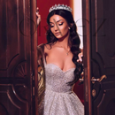Dahlia tiara bridal crown hair accessories