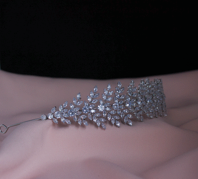 Imber silver hair ornament