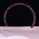 Iris bordeaux diadem