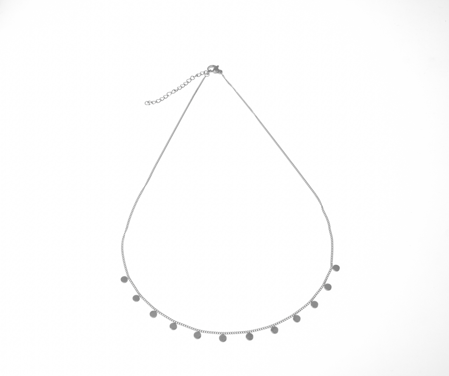 Goldfarbene Charm-Halskette