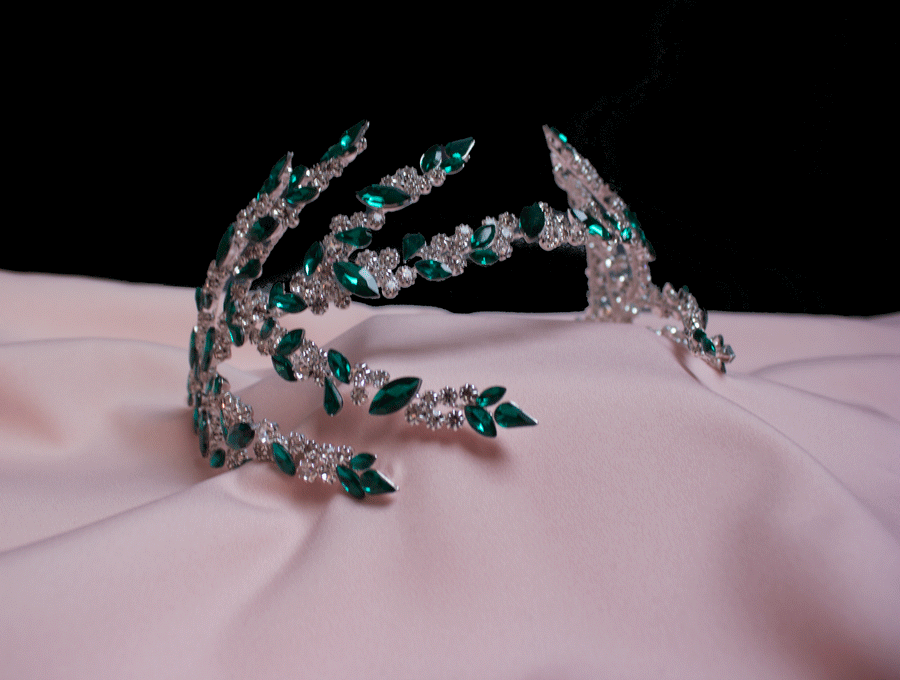 Leora green/silver
