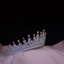 Silver bridal tiara royal