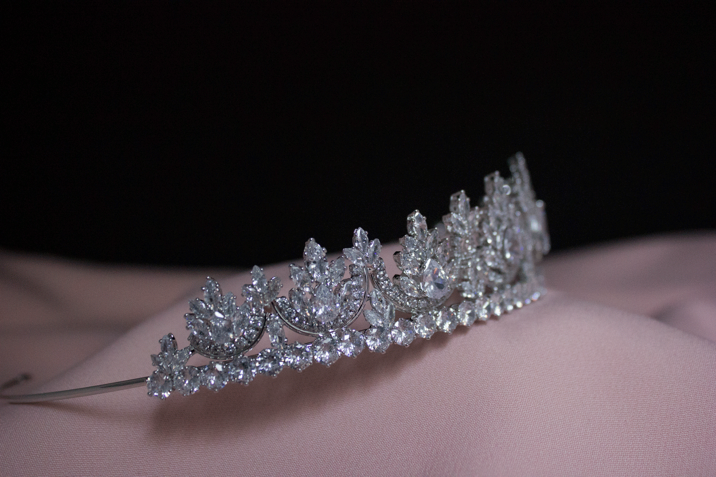 Mari Tiara Brautkrone Haarschmuck