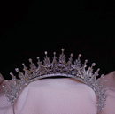 Silver bridal tiara royal