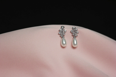 Nereza parel oorbellen