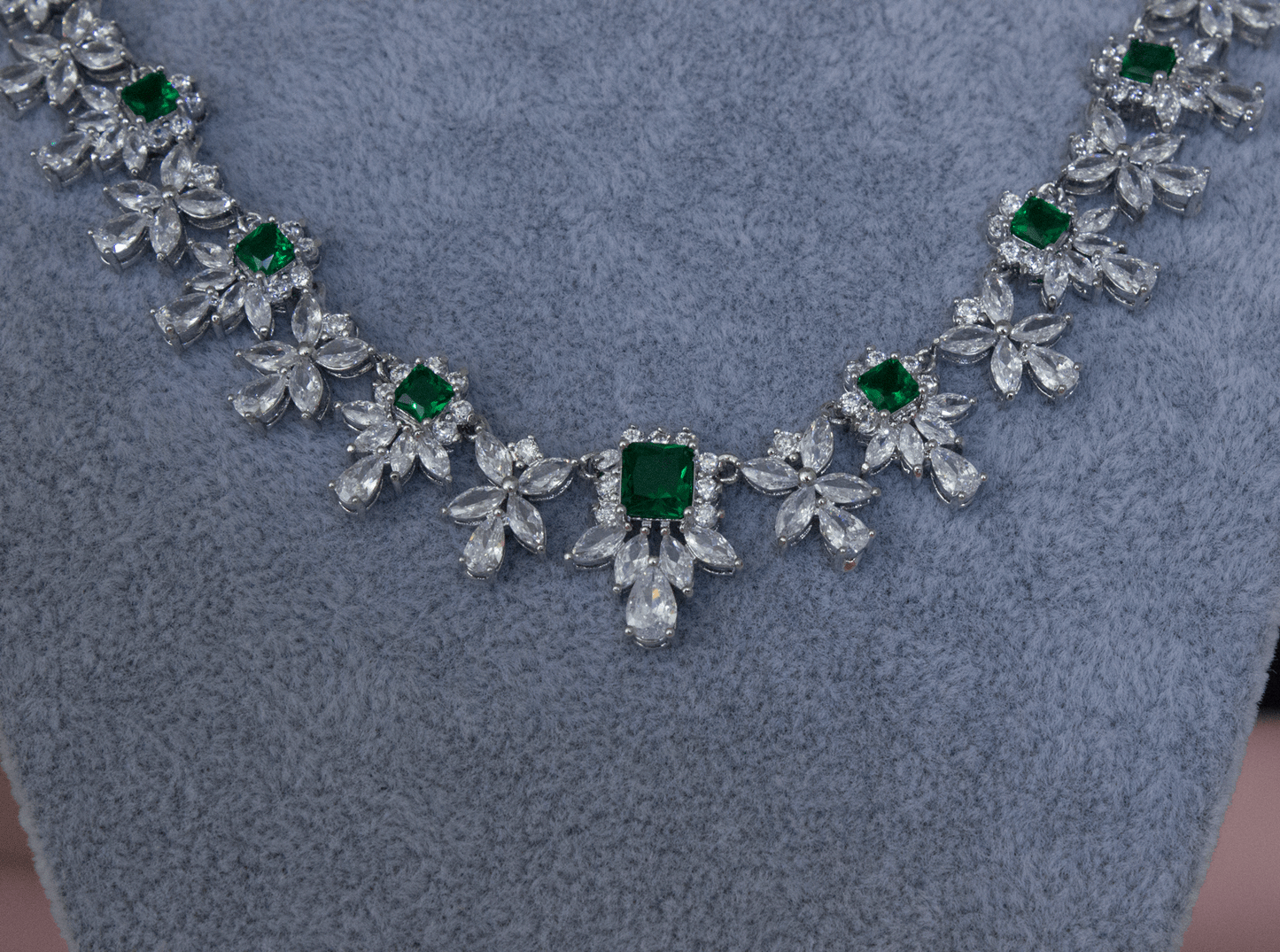 Promise groen sieraden set