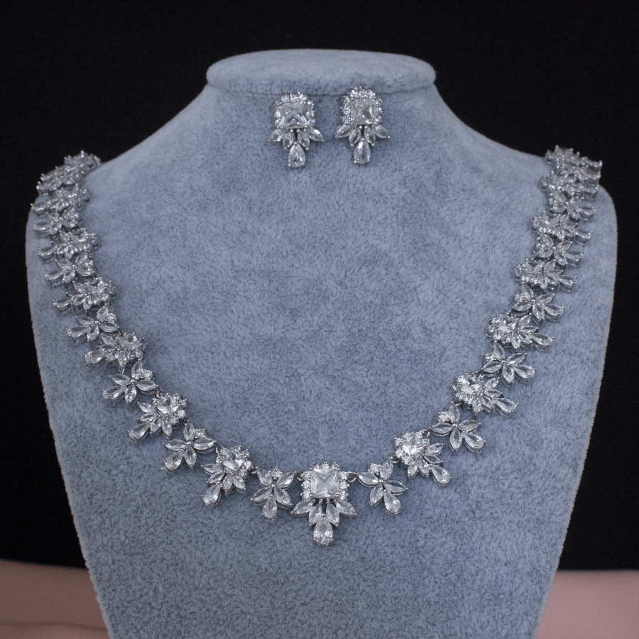 Promise silver jewelry set