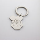 Personalized romper keychain