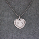 Personalized heart necklace