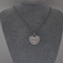 Personalized heart necklace