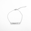 Personalized rectangle bracelet