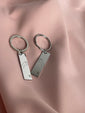 Paar-Schlüsselanhänger mit Initialen