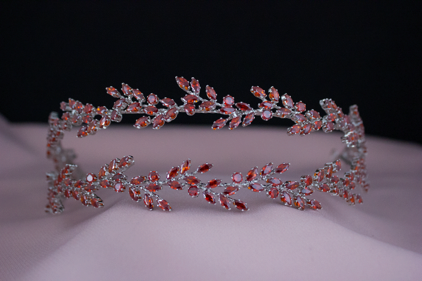 Alma zilveren haarband bruids haaraccessoires