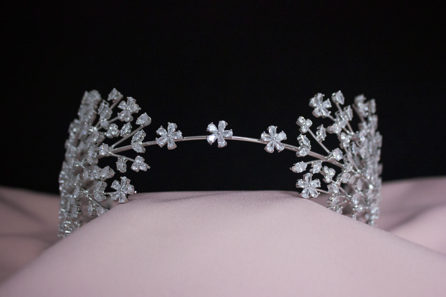 Amelie Tiara Braut Haarschmuck Haarschmuck