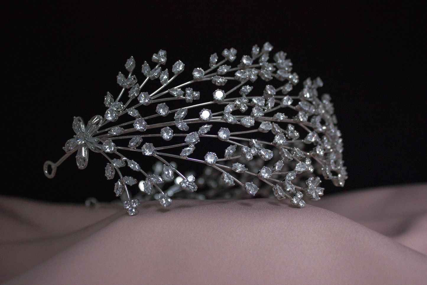 Amelie Tiara Braut Haarschmuck Haarschmuck