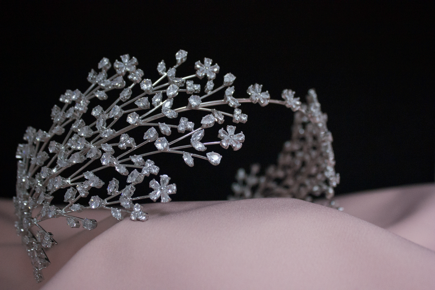 Amelie Tiara Braut Haarschmuck Haarschmuck