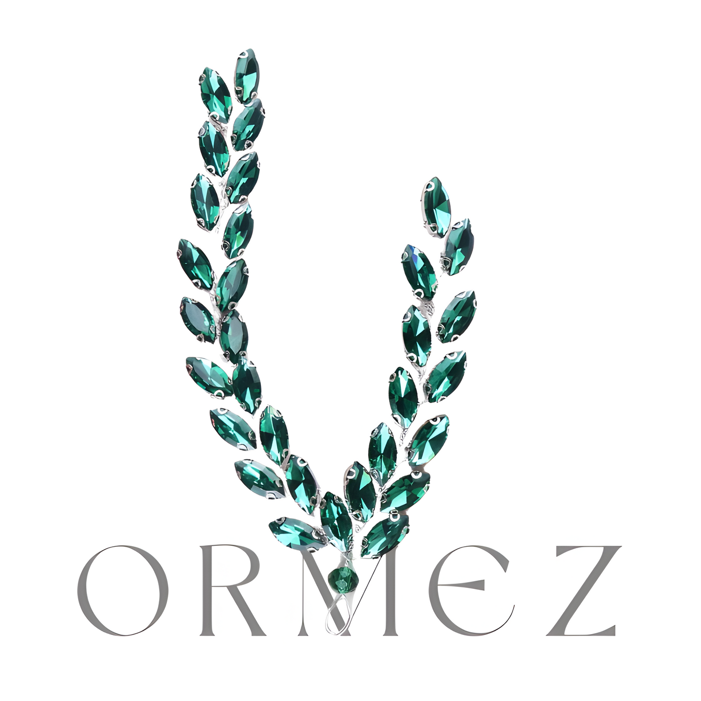 Kylah haarsieraad groen