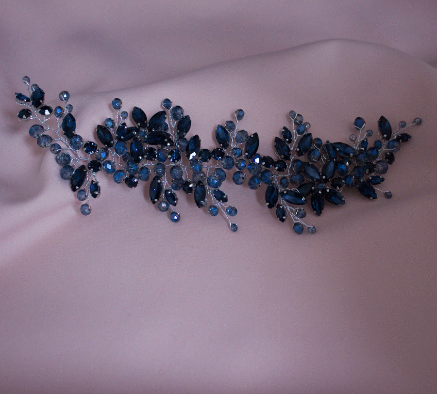 Constella blauw haarsieraad