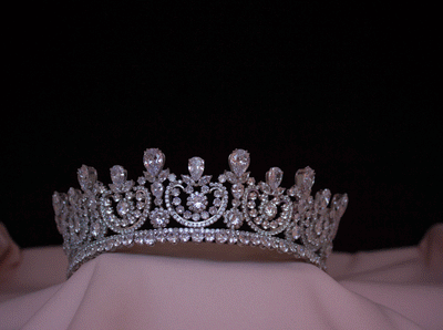 Elian tiara bridal crown hair accessories