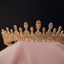 Farzya Gold Tiara Brautkrone Haarschmuck
