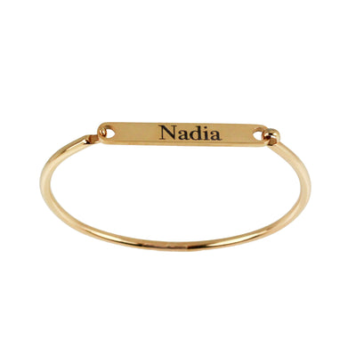 Personalized heart bracelet double layer