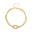 Luxe knoop armband goud