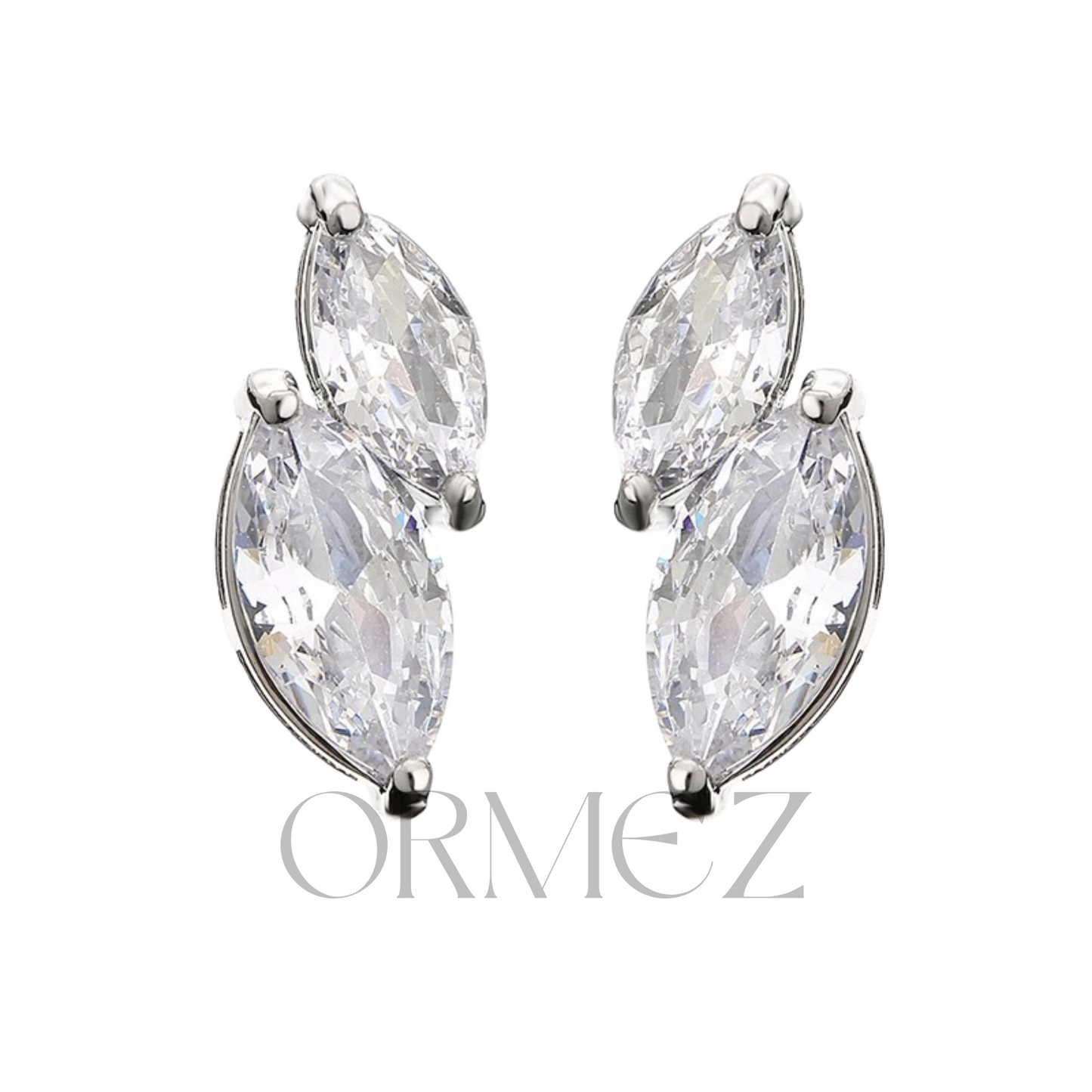 Amandelvormige oorbellen, amandel oorbellen, simpele oorbelle, oorbel knoppen, zilveren oorbellen