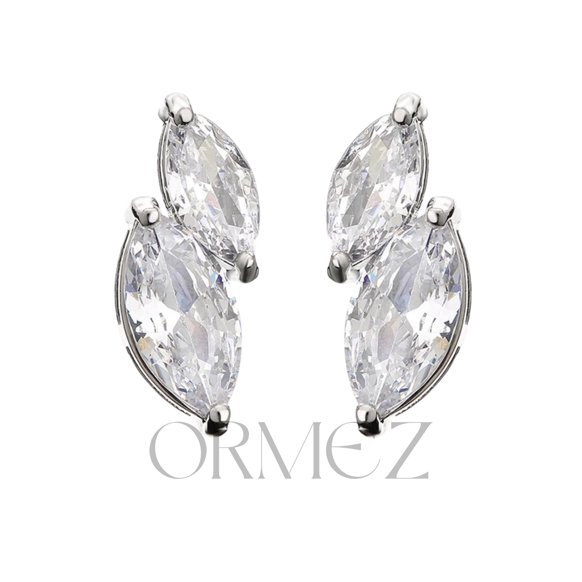 Amandelvormige oorbellen, amandel oorbellen, simpele oorbelle, oorbel knoppen, zilveren oorbellen