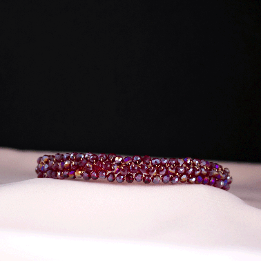 Iris bordeaux diadem