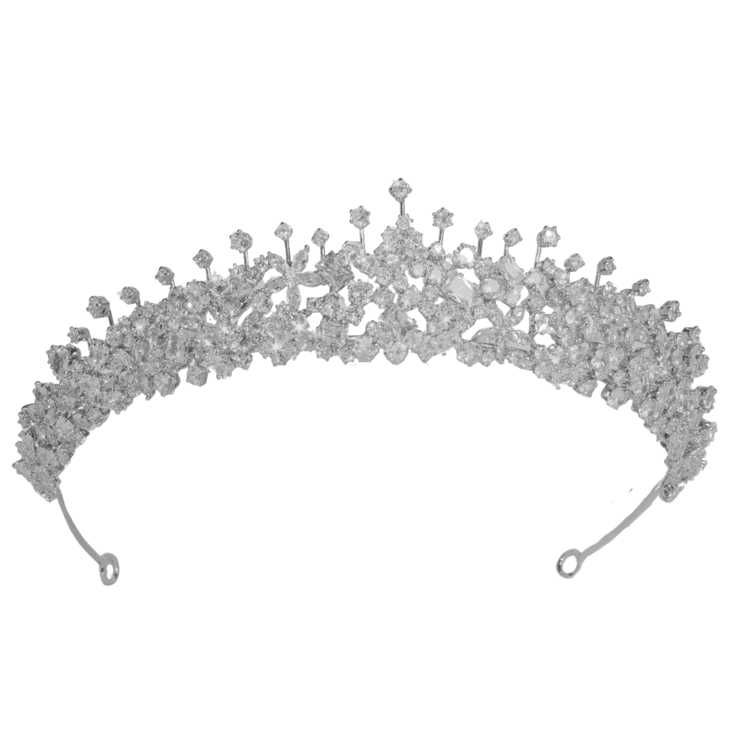 Katia silver tiara 3d effect