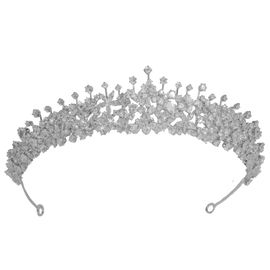 Katia silver tiara 3d effect