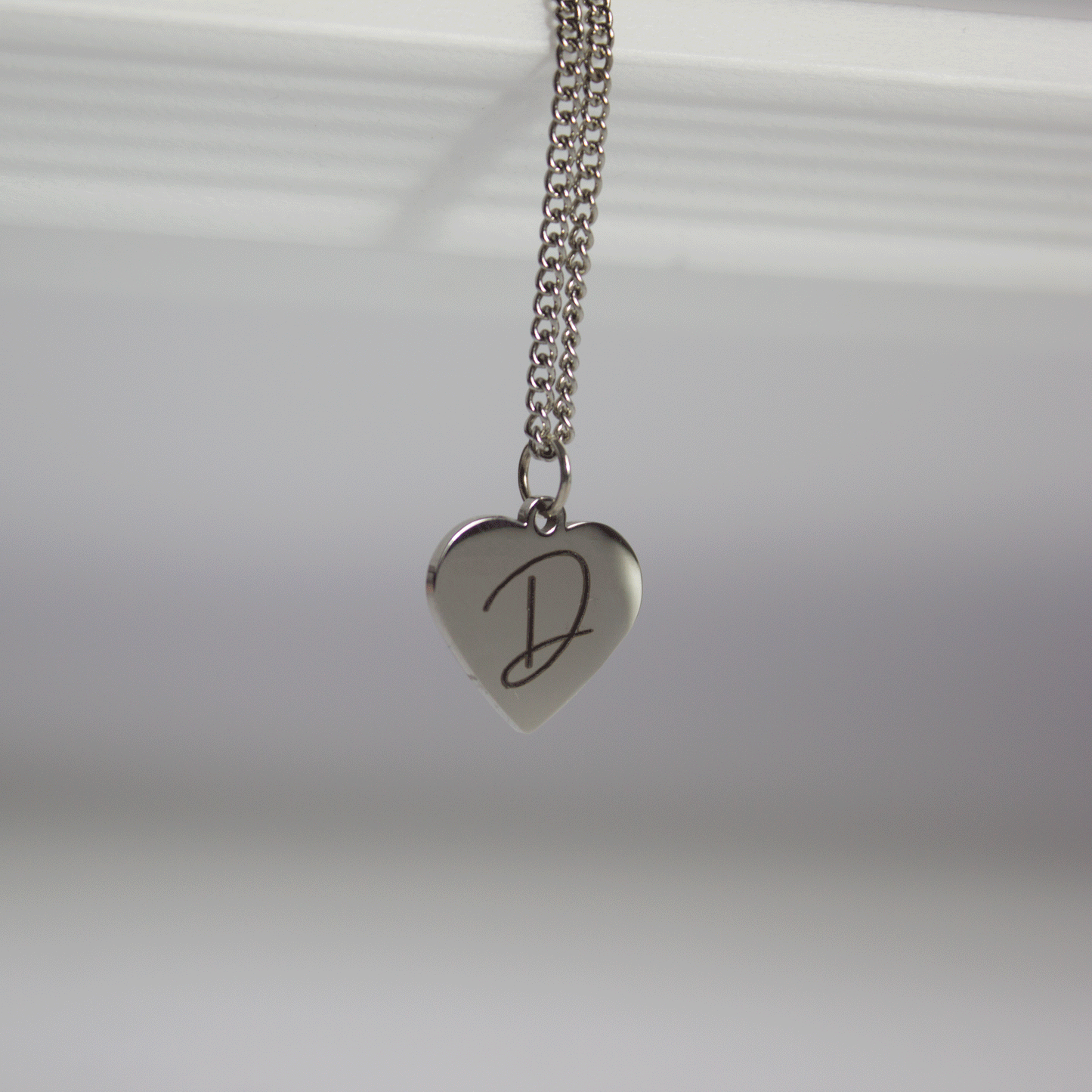Ketting hart initiaal gepersonaliseerd