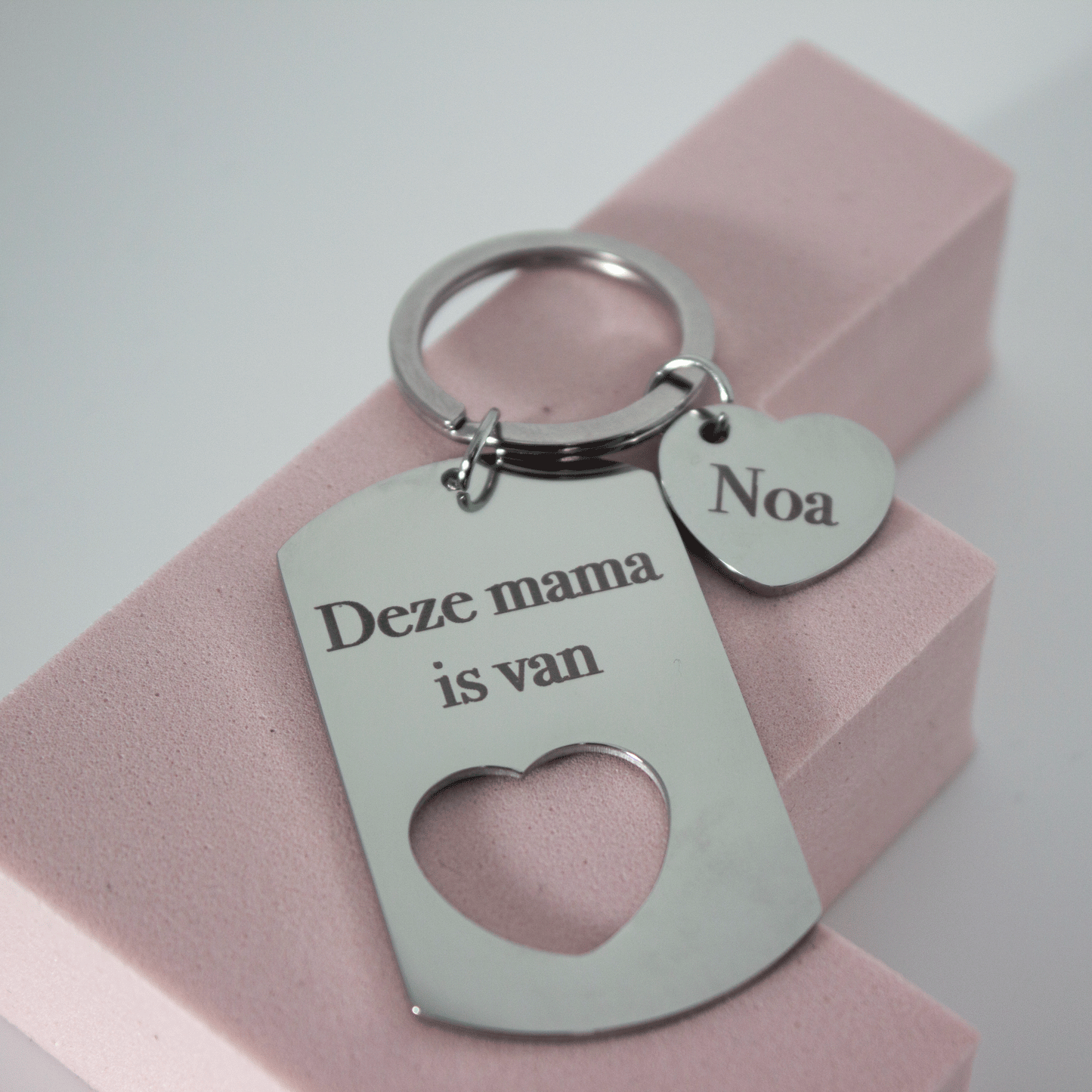 Personalisierter Herz-Schlüsselanhänger