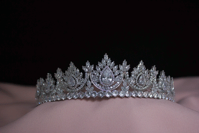 Mari Tiara Brautkrone Haarschmuck