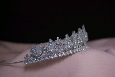 Mari Tiara Brautkrone Haarschmuck