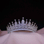 Silberne königliche Brauttiara