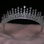 Silberne Tiara-Krone Najia